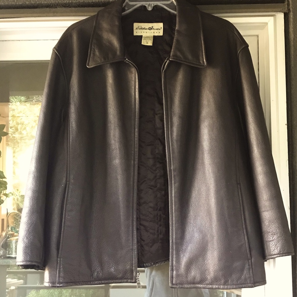 Eddie Bauer Brown Leather Jacket